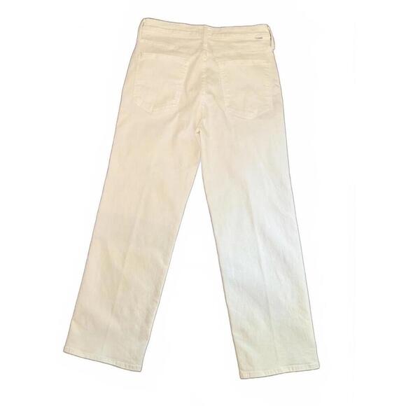 New Mother White Straight Jeans, size 30 - Picture 2 of 6
